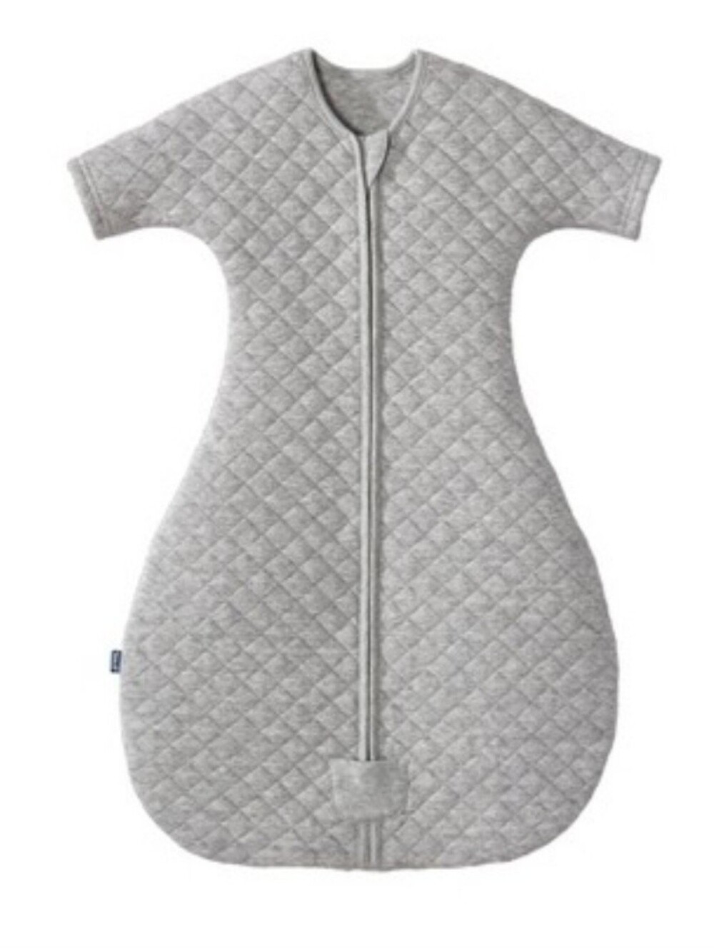 Halo Easy Transition Gray Quilted Baby Sleep Sack Pajamas with Front Zipper